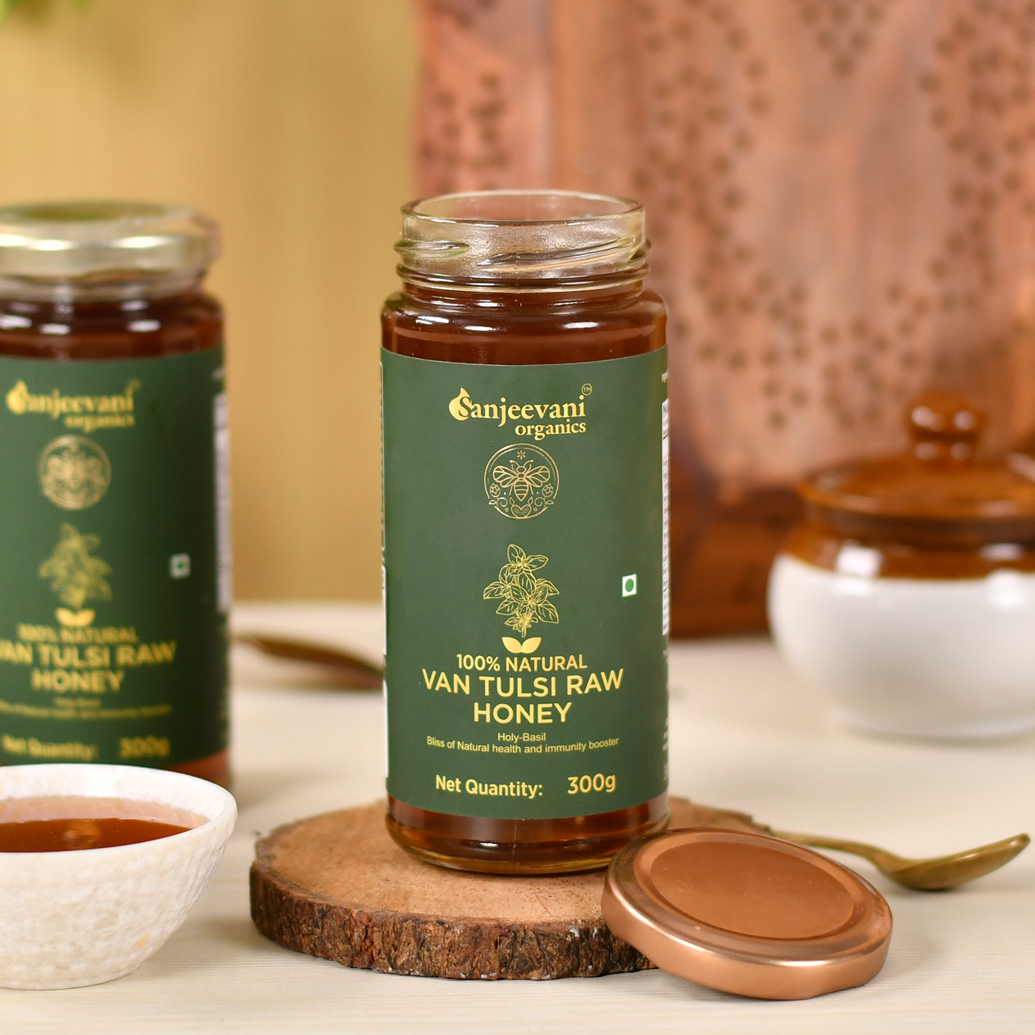 Buy Natural Van Tulsi Honey Online | Pure Raw Honey with Holy 