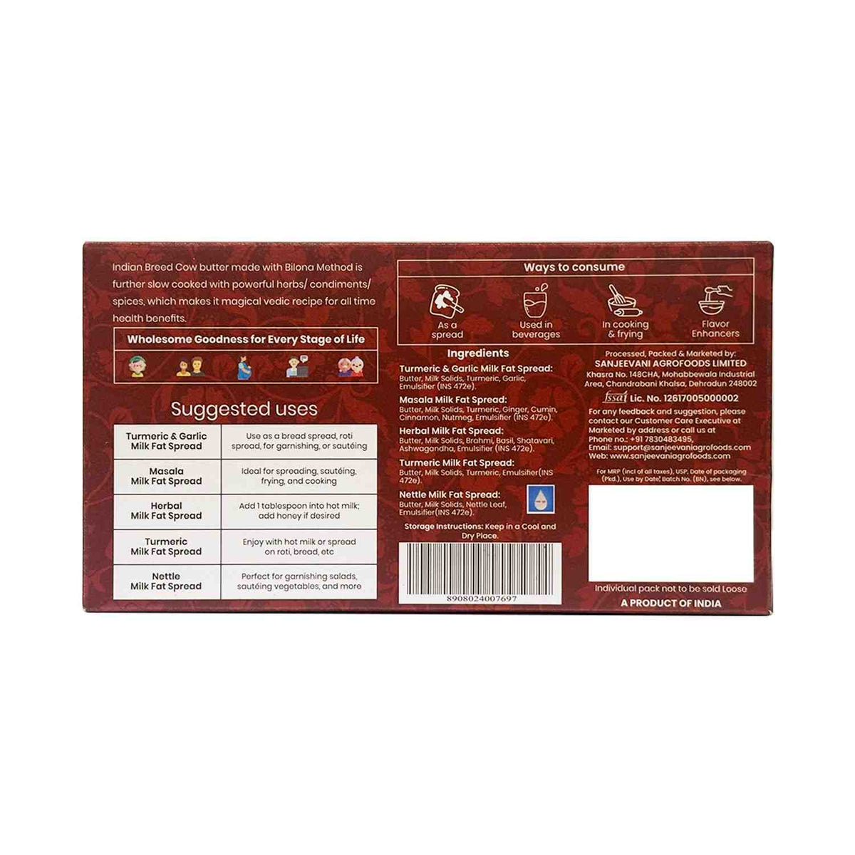 Barsana Magic Milk Fat Spread