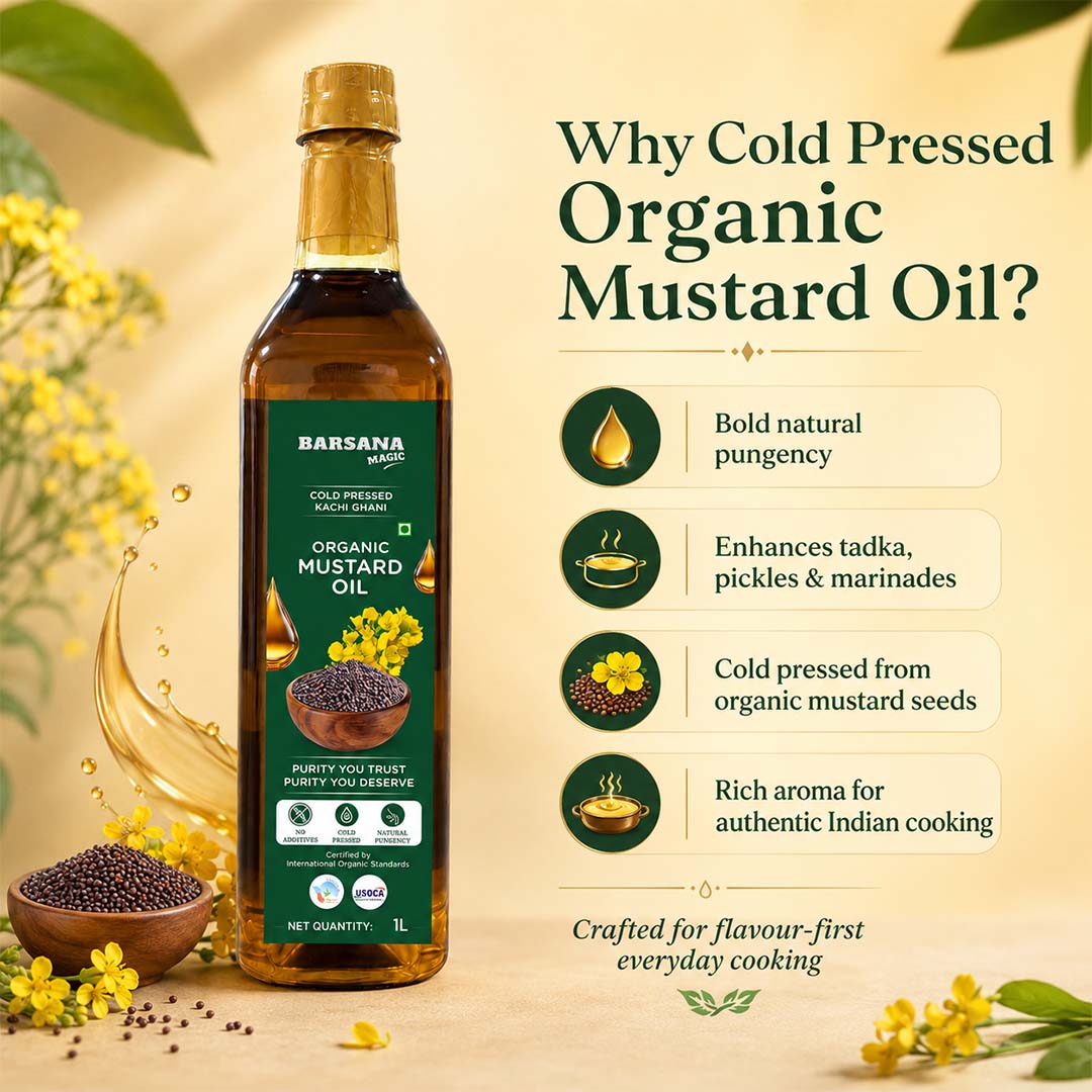 Organic – Sunflower & Mustard Combo Oil