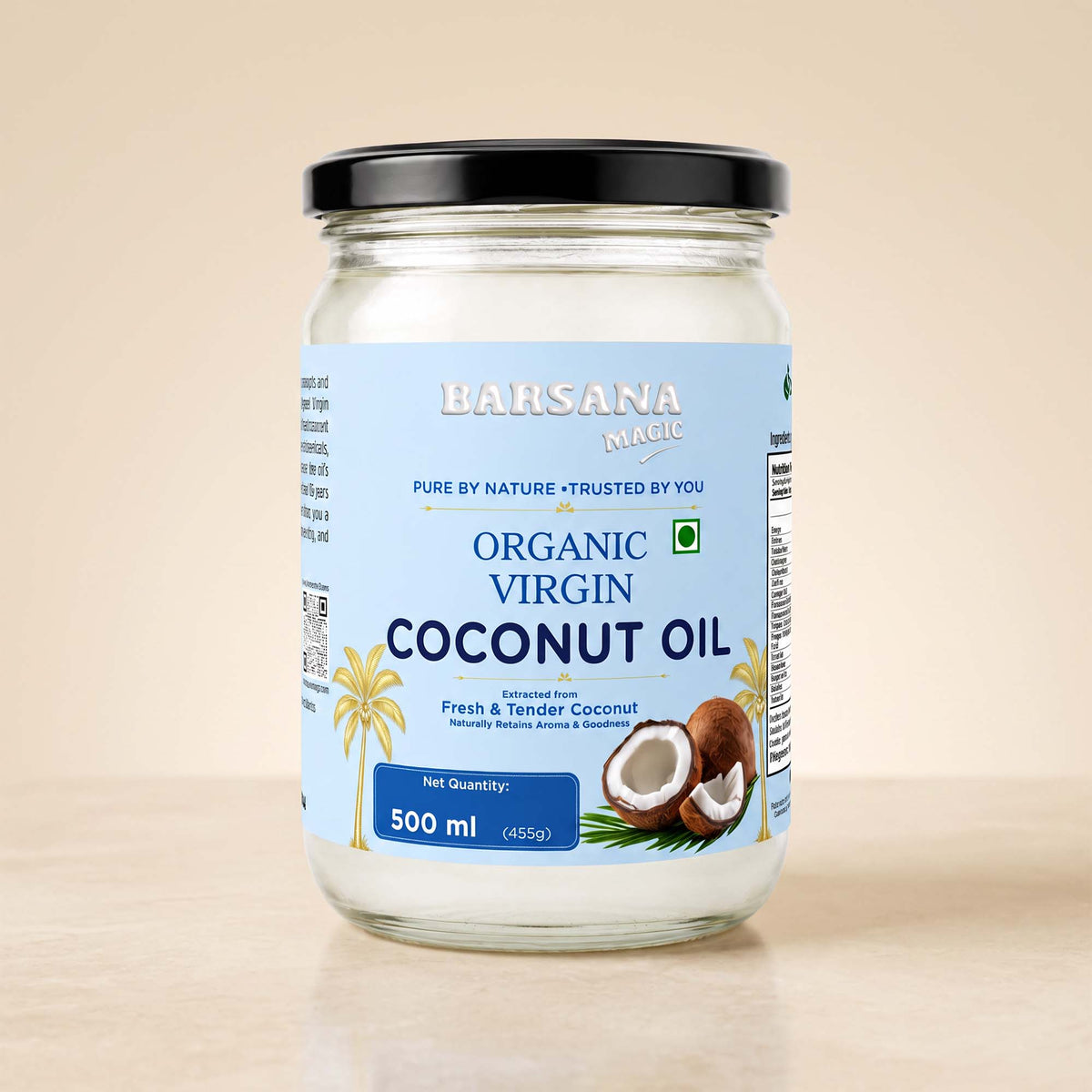 Organic Virgin Coconut Oil 500ml