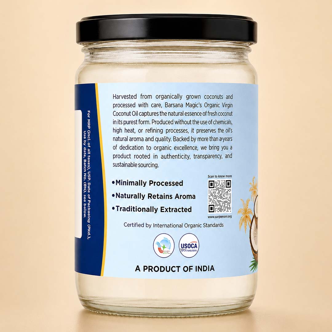Organic Virgin Coconut Oil 500ml