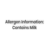 Barsana Magic and  Text indicating allergen information for milk on a white background