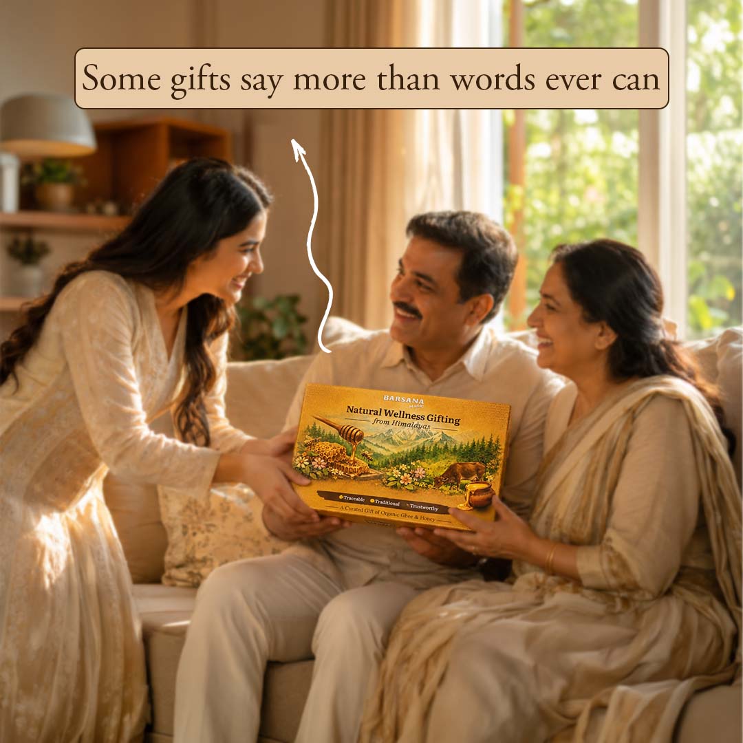 The Nature’s Essential Collection | Ghee & Honey Gift Box