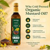 Cold Pressed Kachi Ghani Organic Mustard Oil