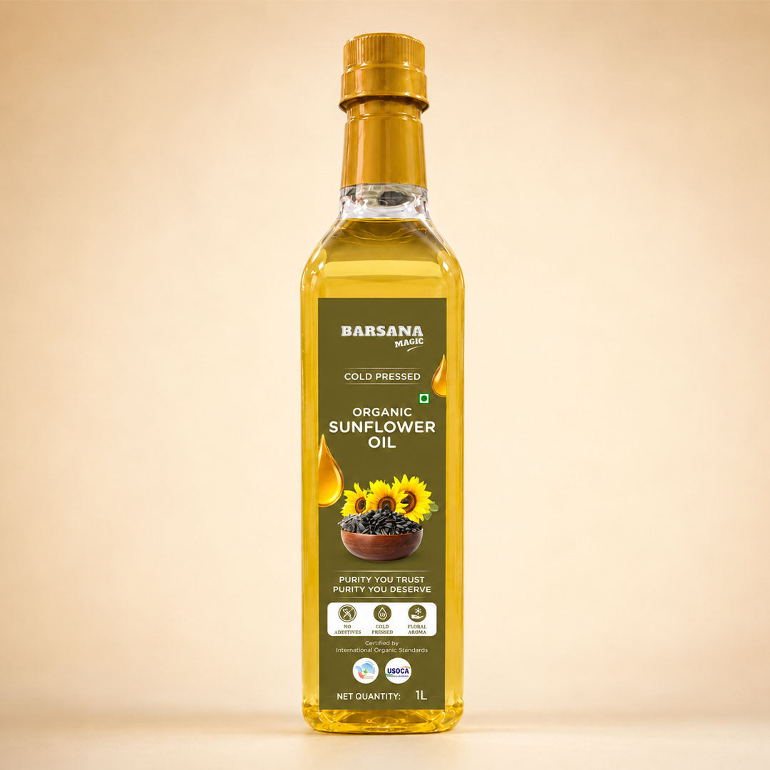 Cold Pressed Sunflower Oil | Certified Organic