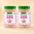 Barsana Magic and Two jars of Barsana Magic Himalayan Pink Salt Crystals, 400g each, displayed side-by-side on a light beige background.