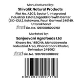 Barsana Magic and Product label with Shivalik Natural Products and Sanjeevani Agrofoods Ltd information and a barcode.