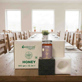 Barsana Magic and Honey jar and box on a table with 'Sanjeevani Organics' branding