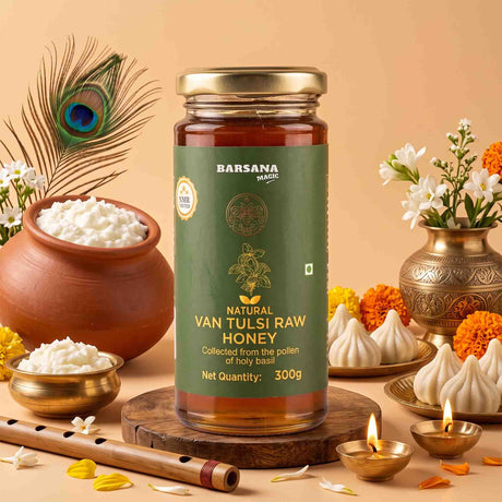 Natural Van Tulsi Raw Honey 300G